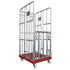 Conteneur à roulettes 4 côtés – 810x680x1680mm, Galvanisé à chaud, Clôtures de serrage, Capacité 500kg