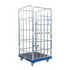 Conteneur à roulettes à 4 côtés – 810x720x1620mm, Galvanisé électrolytique, Portes amovibles, Capacité de 500kg