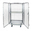 Conteneur à roulettes anti-vol – 1200x800x1800mm, cadre en A empilable avec portes verrouillables