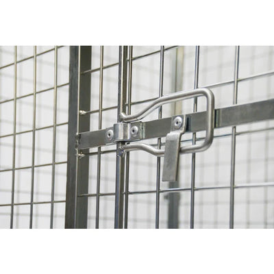 Conteneur à roulettes anti-vol – 1200x800x1870mm, démontable avec base en métal