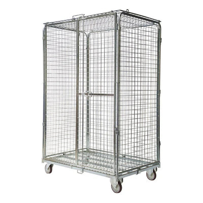 Conteneur à roulettes anti-vol – 1200x800x1870mm, démontable avec base en métal