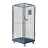 Conteneur à roulettes anti-vol – 810x720x1800mm, démontable avec base en plastique et portes à enficher