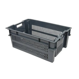 Stack and Nest Tray – 600x400x230mm – 33 Litres – Perforated