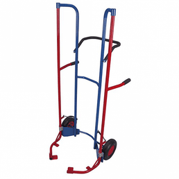 Heavy Duty Steel Sack Truck for Tyres, 200kg Capacity, 1600mm High