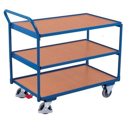 Chariot de table – 1125x625x1010mm – 3 étagères, capacité de 250kg
