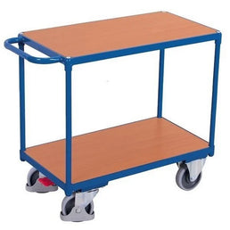 Chariot de table robuste – 1390x800x920mm – 2 étagères – Capacité de 500kg
