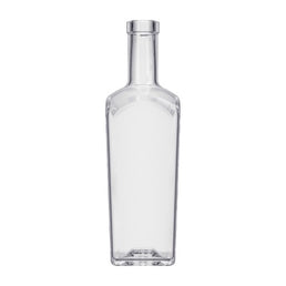 70cl Brunel Spirit Bottle – 700ml Premium Glass Bottle for Whisky, Gin, Rum & Tequila (White Flint | 620g)