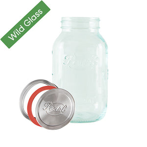 Wild Glass 1000ml Luna Preserving Jar – 100% Recycled Glass Preserve Jar