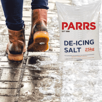 White De-icing Salt for Snow and Ice - 40 x 25kg Bags