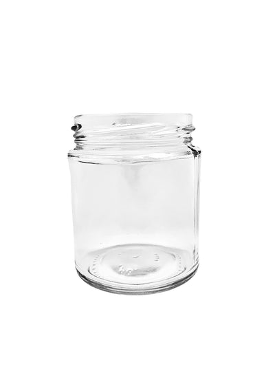 Bocal en verre à panneaux de 190 ml