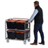 Chariot de picking de marchandises compact à trois côtés