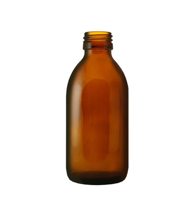 Bouteille en verre ambre Alpha de 200 ml