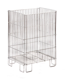 Panier et bac de déchargement rectangulaire carré pliable pour point de vente