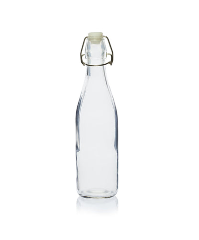 Bouteille en verre avec bouchon à bascule de 500 ml pour eau/jus/limonade