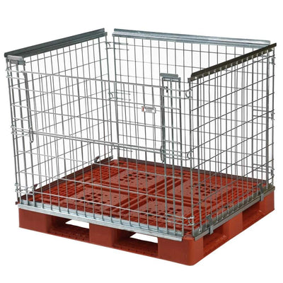 Unité de rétention empilable à accès demi-porte - Hauteur 1000 mm - Gamme AB