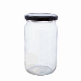 Bocal en verre de moutarde de 850 ml