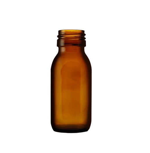 Bouteille en verre ambre Alpha de 60 ml