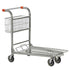 Chariot de stock empilable avec panier fixe