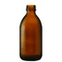 Bouteille en verre ambre Alpha de 300 ml