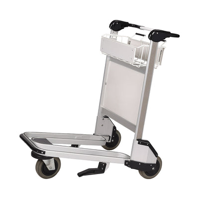 Chariot à bagages d'aéroport en aluminium Trafficker avec 3 roues
