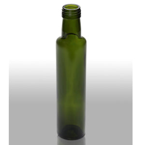 Bouteille d'huile Dorica en verre vert de 500 ml (goulot à vis)