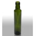 Bouteille d'huile Dorica en verre vert de 500 ml (goulot à vis)