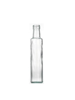 Bouteille d'huile en verre clair Dorica 500ml (goulot à vis)
