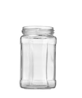 Bocal en verre octogonal de 297 ml (12 oz)