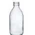Bouteille en verre clair Alpha de 250 ml