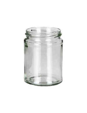 Bocal en verre à panneaux de 300 ml