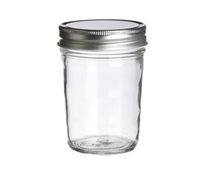 Bocal en verre conique de 8 oz