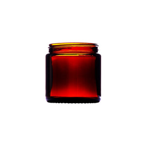Pot en verre ambré de 120 ml