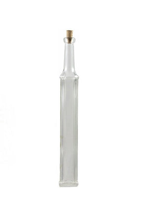 Bouteille d'huile en verre Esmeralda 100 ml (ouverture en liège)