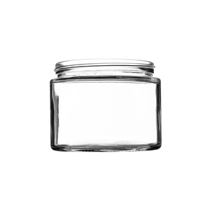 Bocal squat en verre flint blanc de 500 ml