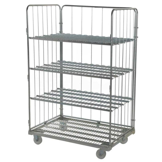 Chariot à roulettes démontable jumbo à trois côtés