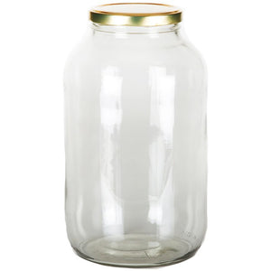 Bocal à cornichons en verre de 4 250 ml (1 gallon) (col torsadé)